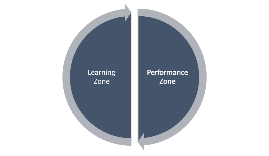 Learning vs performing